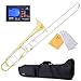 Algopix Similar Product 10 - Mendini by Cecilio Trombone Kit  Bb