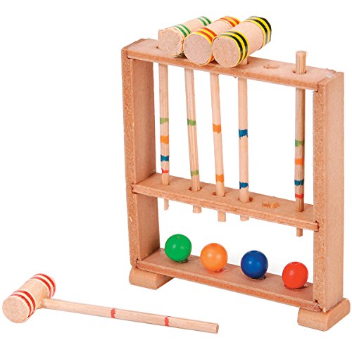 Algopix Similar Product 7 - Darice Croquet Set Timeless Minis One