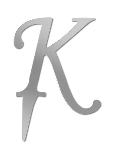 Algopix Similar Product 9 - Darice VL3K Mirror Acrylic Initial