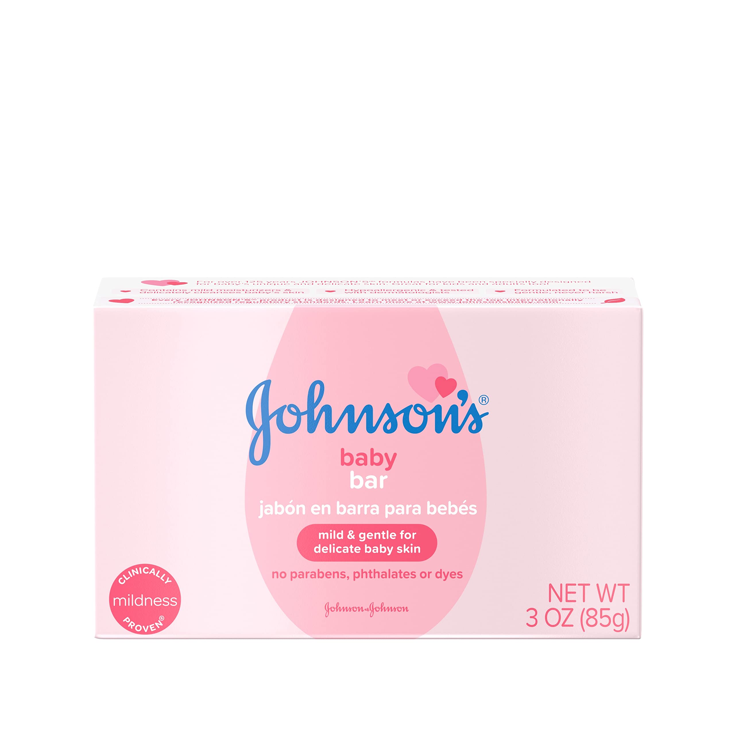 Algopix Similar Product 5 - Johnsons Baby Body Soap Bar Gentle