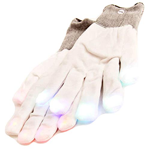 Algopix Similar Product 11 - Flashing Panda LED Raver Gloves 6