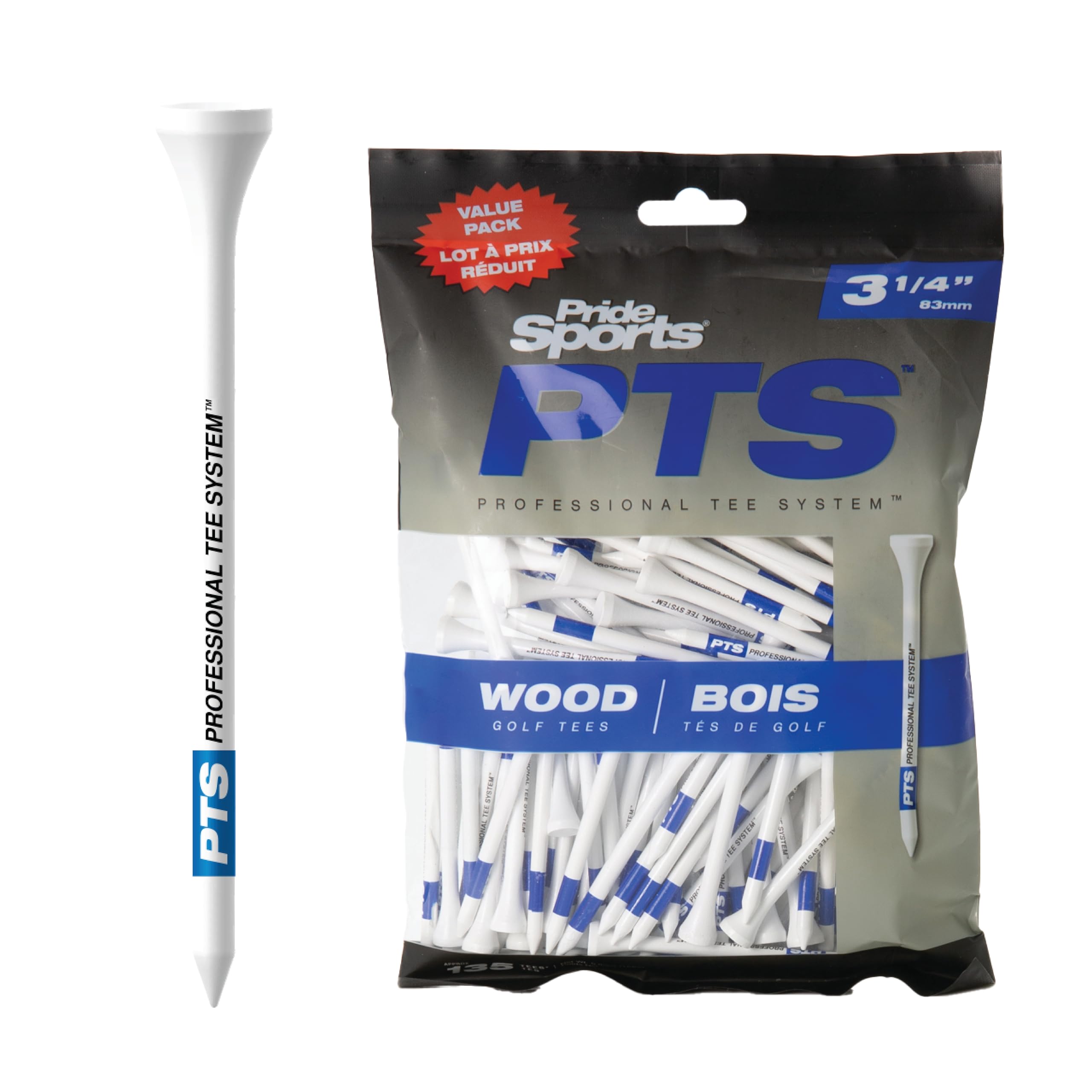 Algopix Similar Product 10 - PrideSports PTS Wood Golf Tees  135