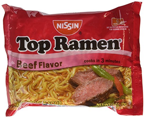 Algopix Similar Product 1 - Nissin Top Ramen Beef Flavor Ramen