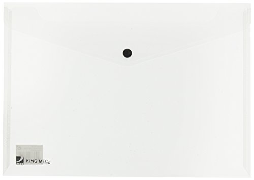 Algopix Similar Product 11 - Rexel A4 Popper Wallet - Clear