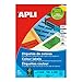 Algopix Similar Product 20 - APLI 11836 Red 2400pcs selfAdhesive