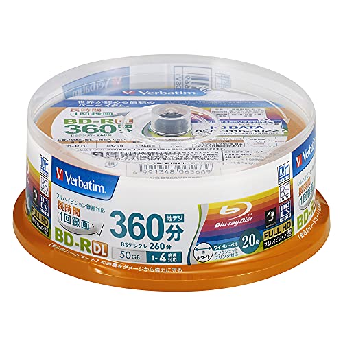 Algopix Similar Product 6 - Verbatim Bluray Disc 20 Spindle  50