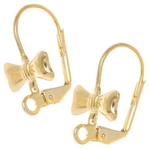 Algopix Similar Product 6 - Beadaholique Brass Leverback Earrings