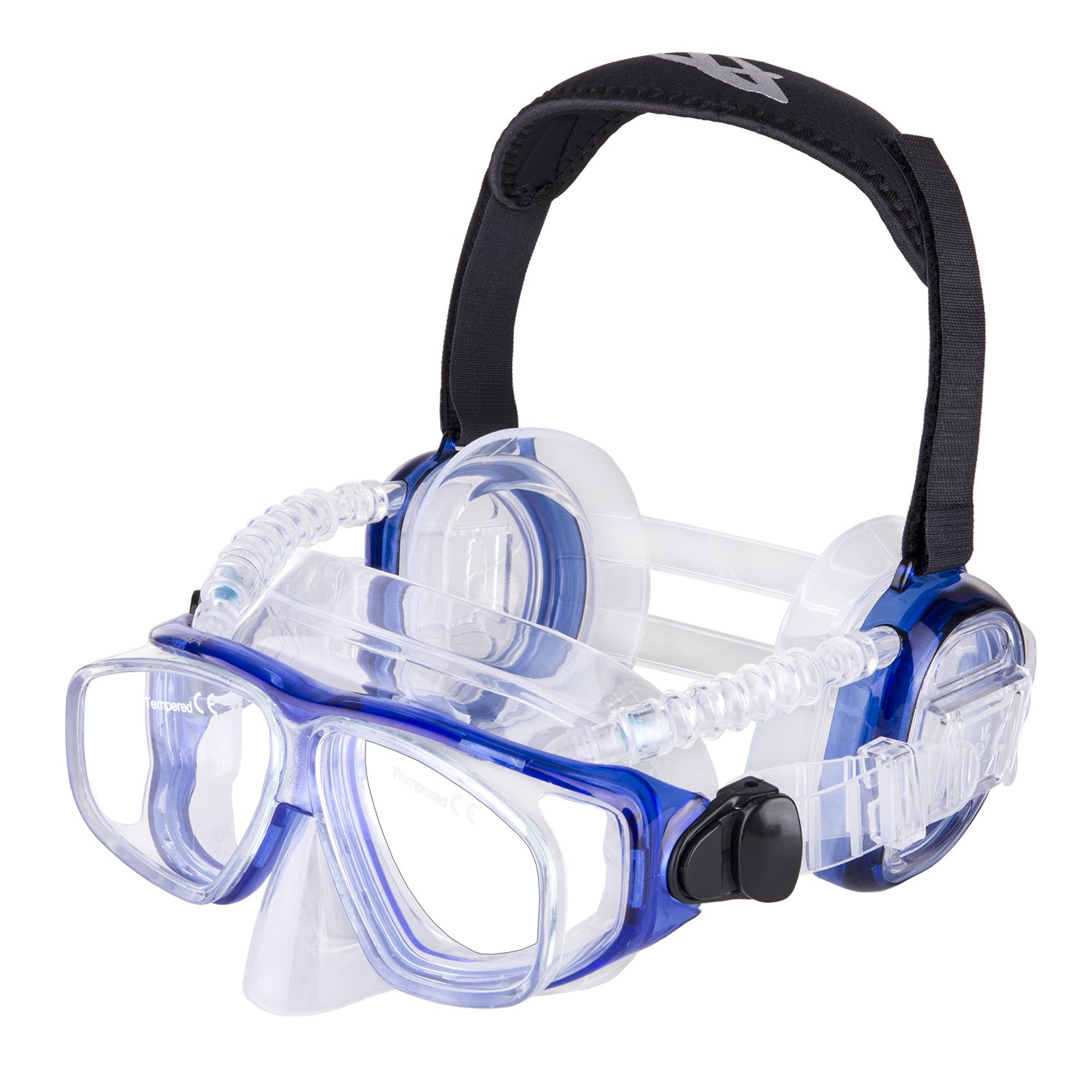 Algopix Similar Product 8 - IST ProEar Dive Mask with Ear Covers
