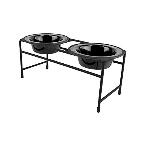 Algopix Similar Product 15 - Platinum Pets Double Diner Feeder with
