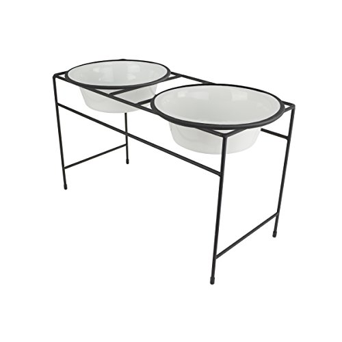 Algopix Similar Product 8 - Platinum Pets Modern Double Diner