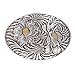 Algopix Similar Product 17 - Oval Sunflower Engraving Belt Buckle