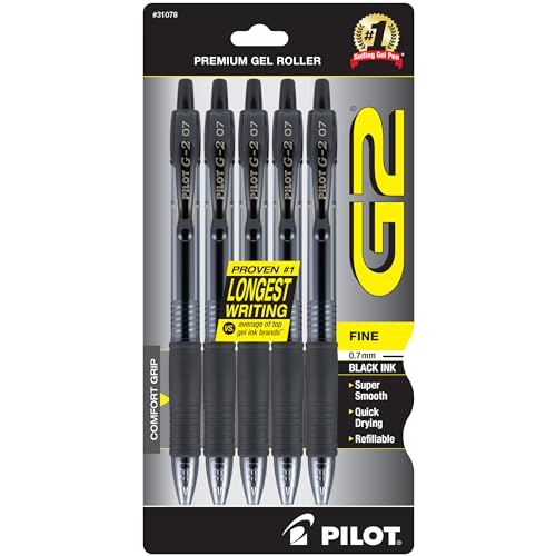 Algopix Similar Product 13 - Pilot G2 Premium Gel Roller Pens Fine