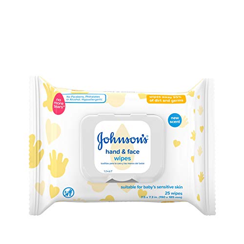 Algopix Similar Product 19 - Johnsons Baby Hand and Face Wipes