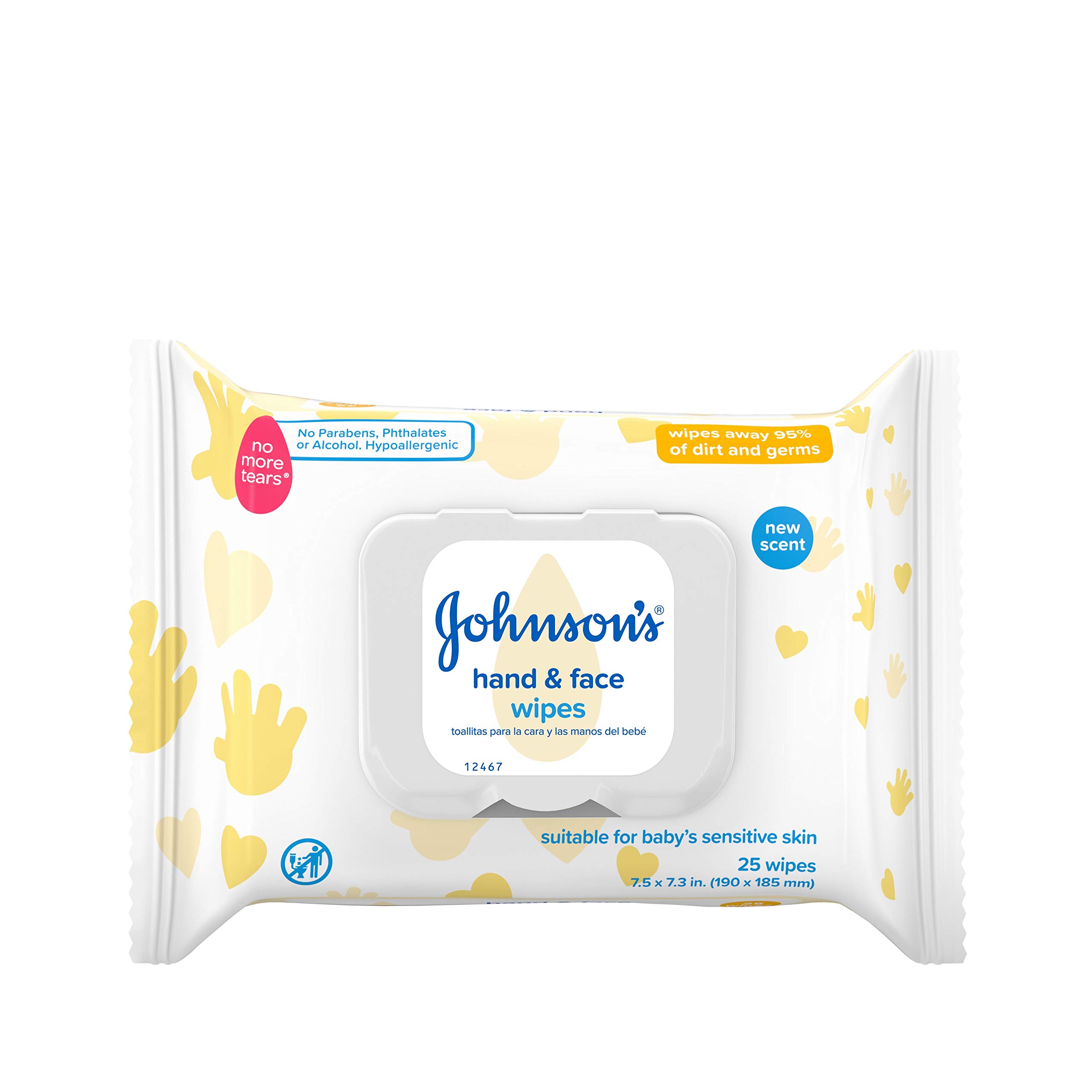 Algopix Similar Product 12 - Johnsons Baby Hand and Face Wipes