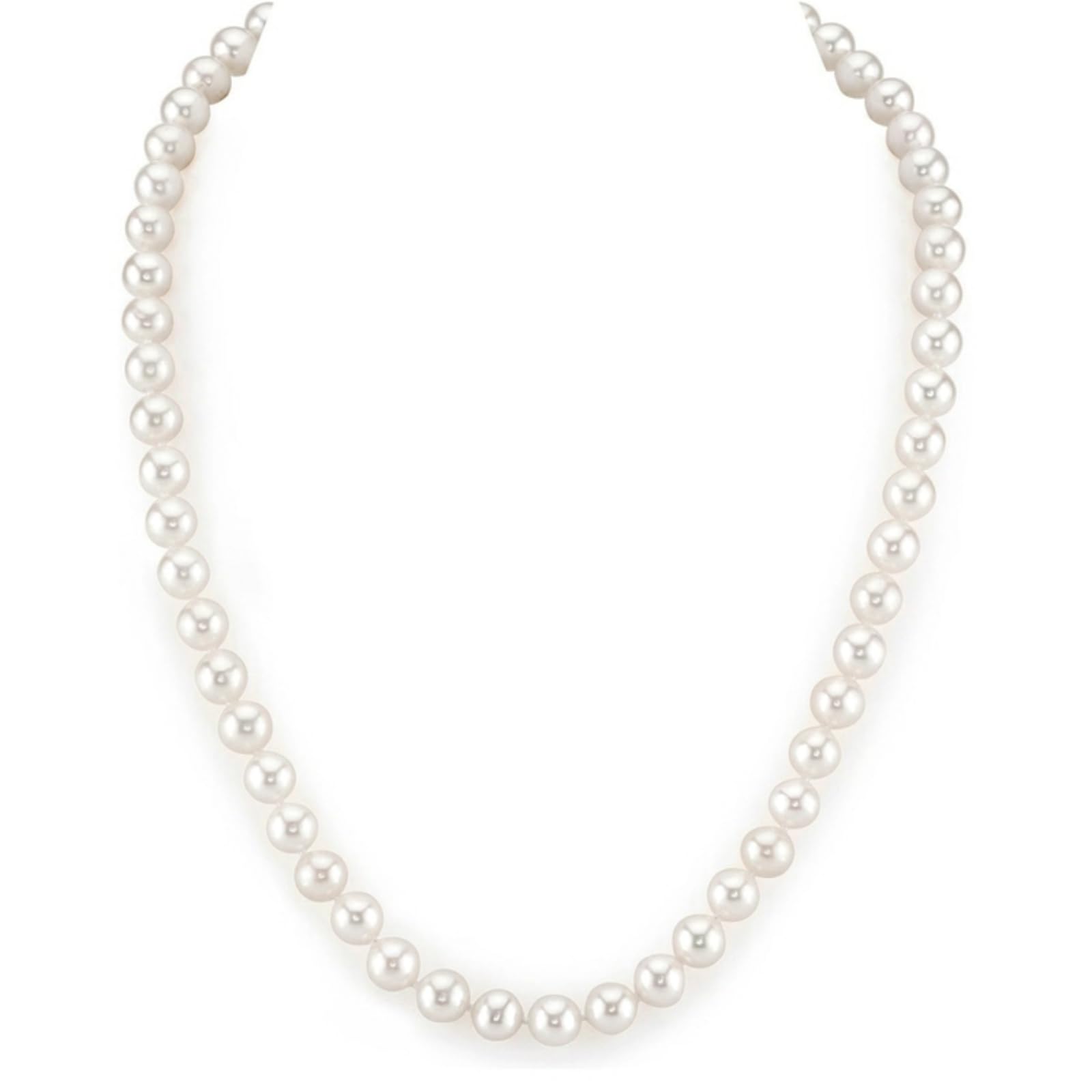 Algopix Similar Product 14 - The Pearl Source Real Pearl Necklace