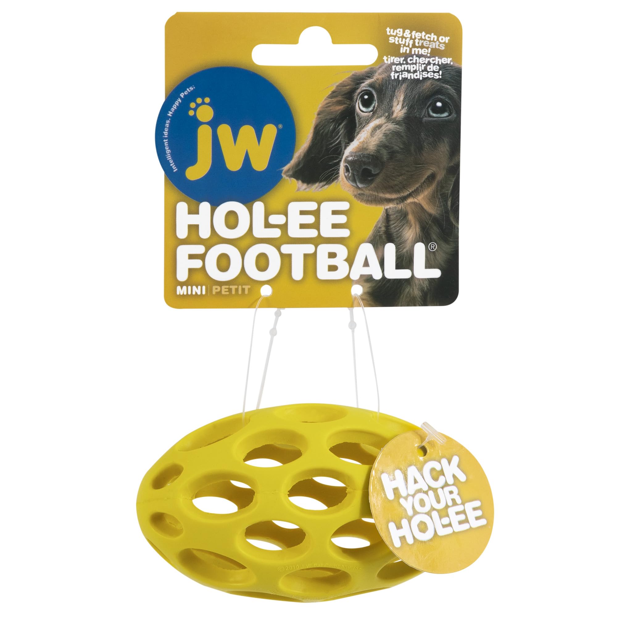 Algopix Similar Product 17 - JW Pet Holee Football Dog Toy Puzzle