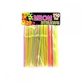Algopix Similar Product 1 - Kole Neon Bending Straws Party
