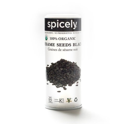 Algopix Similar Product 12 - Spicely Organic Sesame Seeds Black 