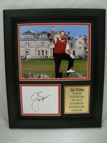Algopix Similar Product 4 - Jack Nicklaus 11x14 Framed Last British