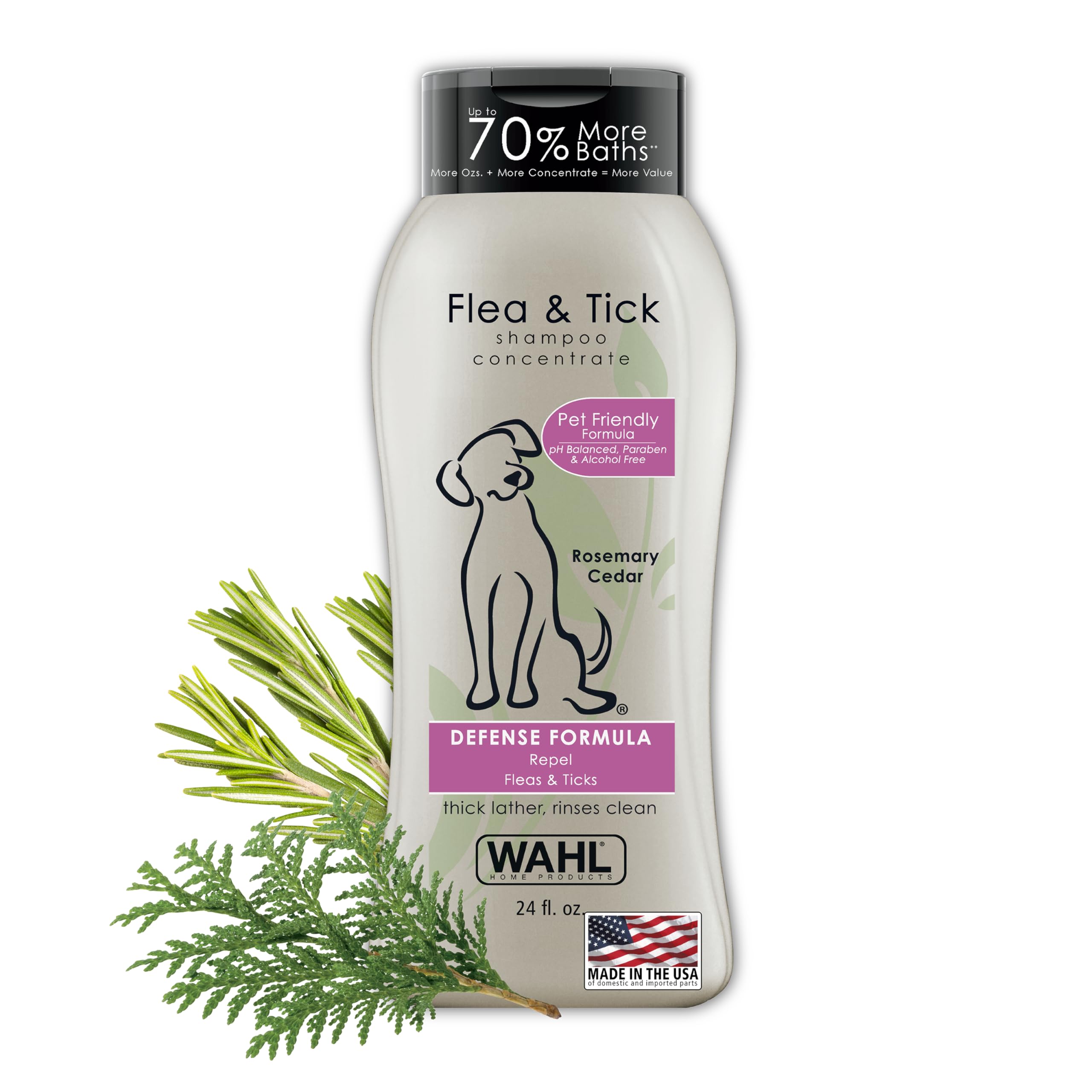 Algopix Similar Product 9 - Wahl USA Flea Tick Repelling Dog