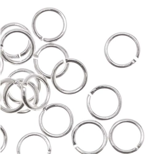 Algopix Similar Product 18 - Beadaholique Silver Plated Open 4mm