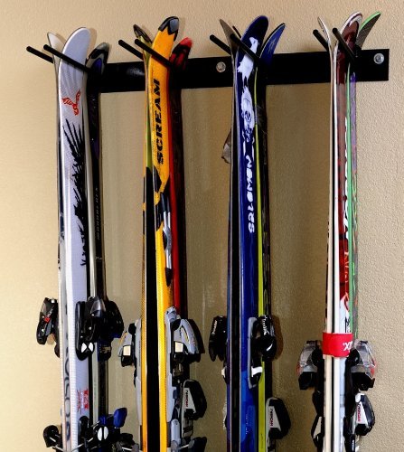 Algopix Similar Product 15 - Rough Rack 4-8 Ski & Snowboard Ski Rack