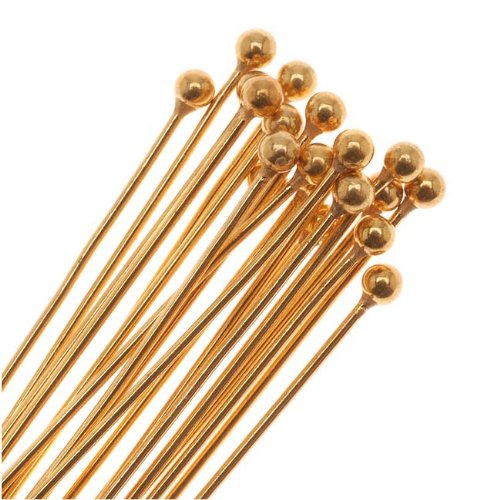 Algopix Similar Product 11 - Beadaholique 22K Gold Plated Ball Head