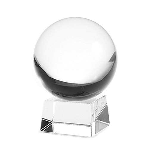Algopix Similar Product 12 - Amlong Crystal Black Crystal Ball 50mm