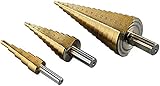 Algopix Similar Product 6 - HSS Step Drill 3 pieces in metal