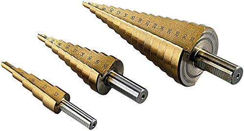 Algopix Similar Product 4 - HSS Step Drill 3 pieces in metal
