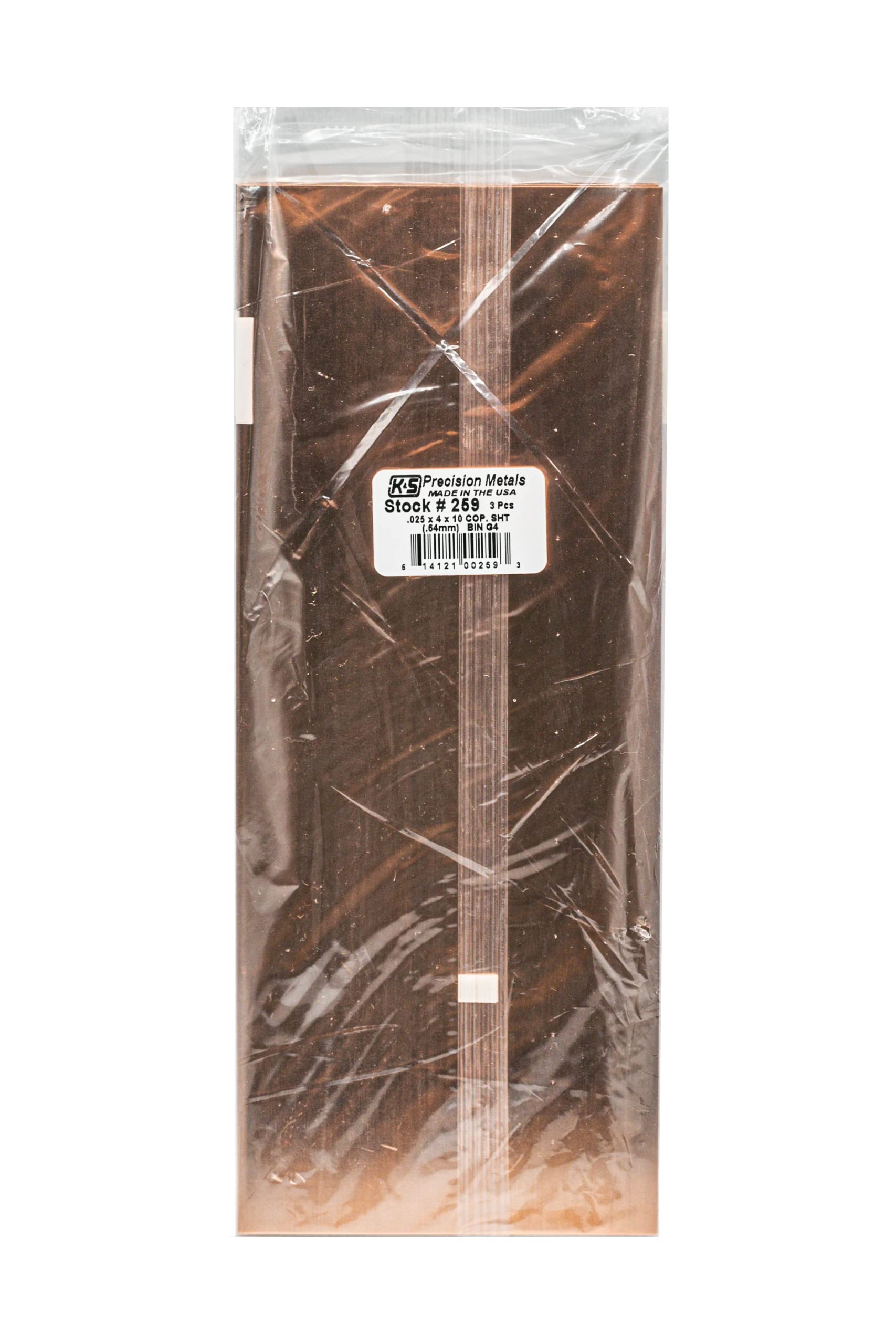 Algopix Similar Product 13 - KS Precision Metals 259 025x4x10 COP