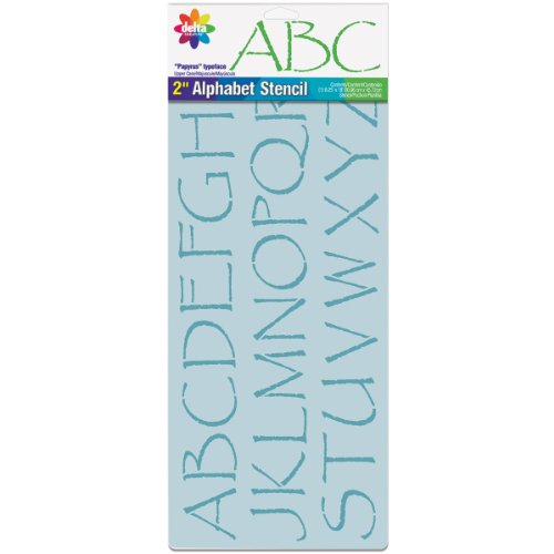 Algopix Similar Product 5 - Delta Creative 2Inch Letters Stencil