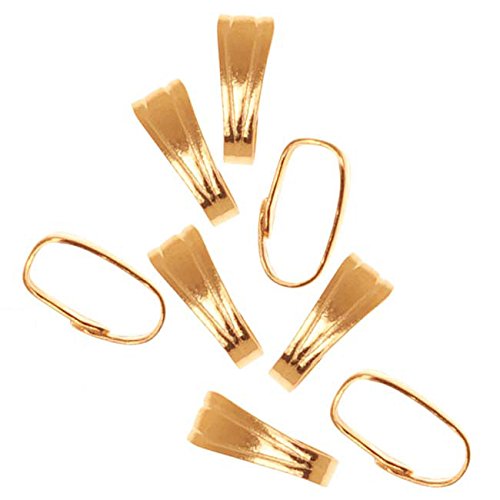 Algopix Similar Product 13 - Beadaholique 22K Gold Plated Snap Bail