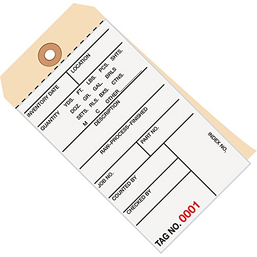 Algopix Similar Product 19 - Aviditi Inventory Tags with Printed