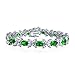 Algopix Similar Product 7 - Bling Jewelry Green White Marquise Oval