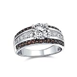 Algopix Similar Product 17 - Bling Jewelry 3CT Round Brilliant Cut