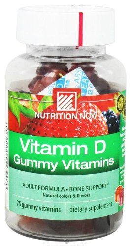 Algopix Similar Product 6 - NUTRITION NOW Vitamin D Adult Gummy 75