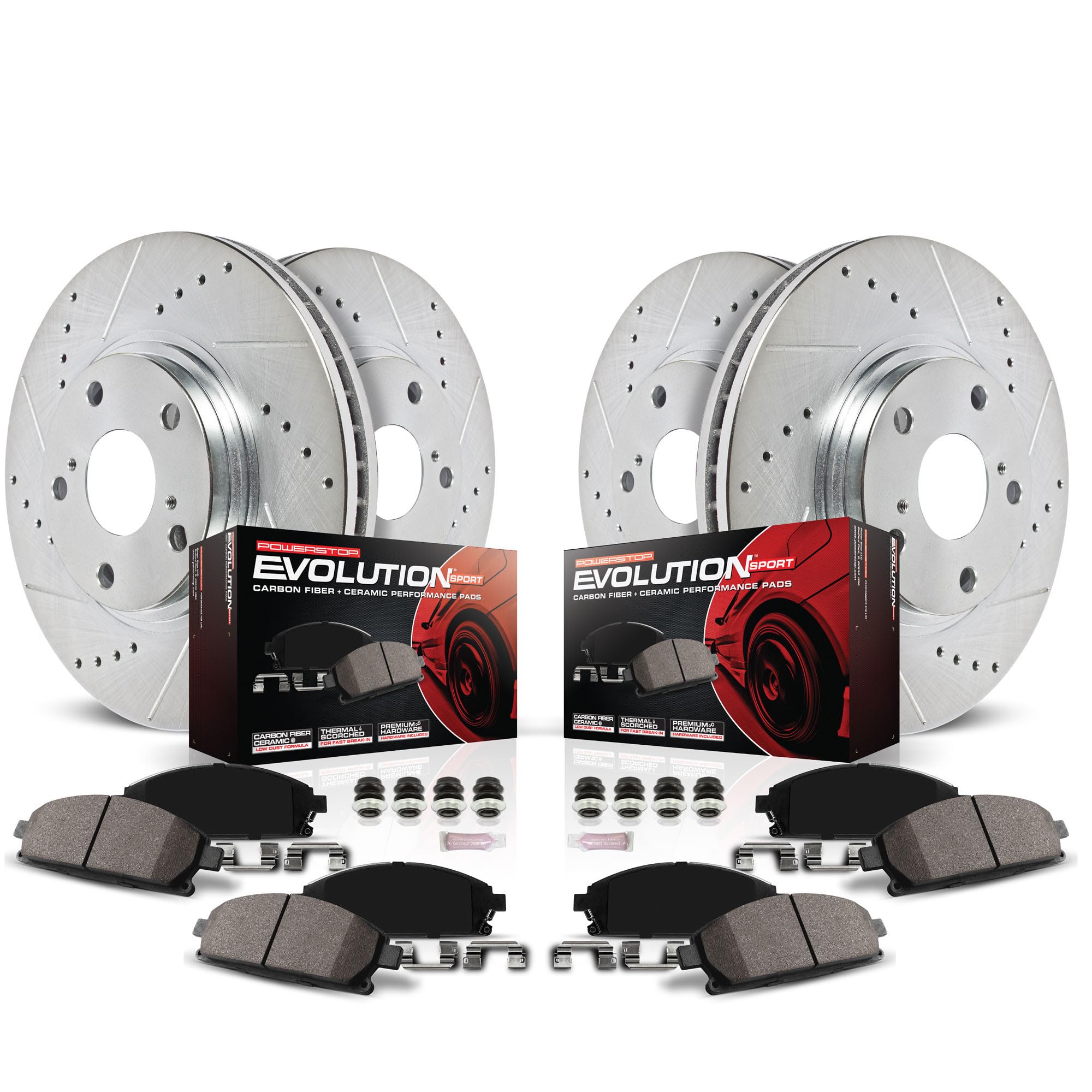 Algopix Similar Product 13 - Power Stop K2798 Front and Rear Z23