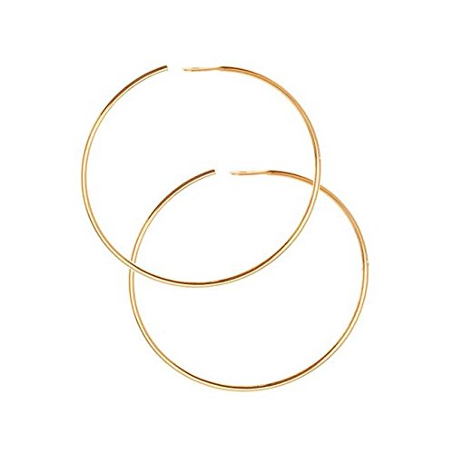 Algopix Similar Product 12 - 22K Gold Plated Beading Hoops For