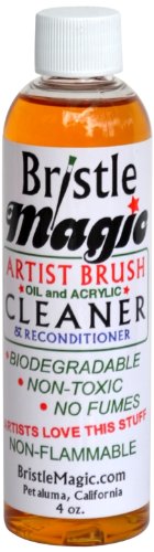 Algopix Similar Product 14 - Bristle Magic Paint Brush Cleaner