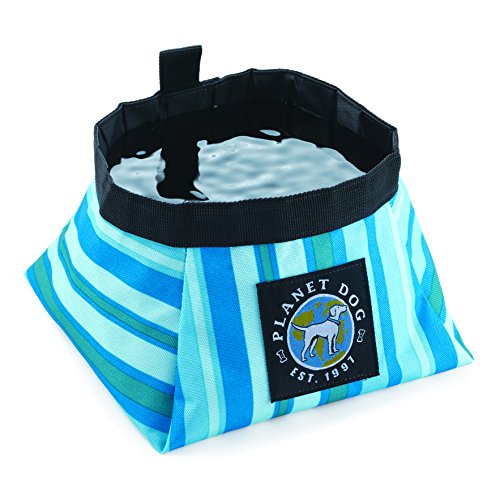 Algopix Similar Product 19 - Planet Dog Travel Bowl Large Seaside