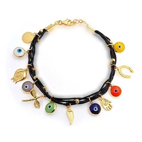 Algopix Similar Product 7 - Bling Jewelry Multi Color Gold Plated