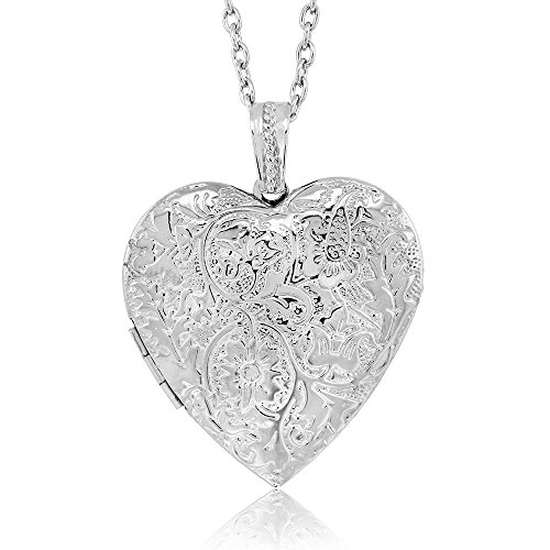 Algopix Similar Product 14 - Gem Stone King Locket Pendant Necklace