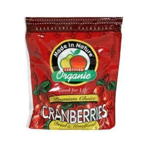 Algopix Similar Product 13 - Made Organic Cranberries 5 OZ Pack of
