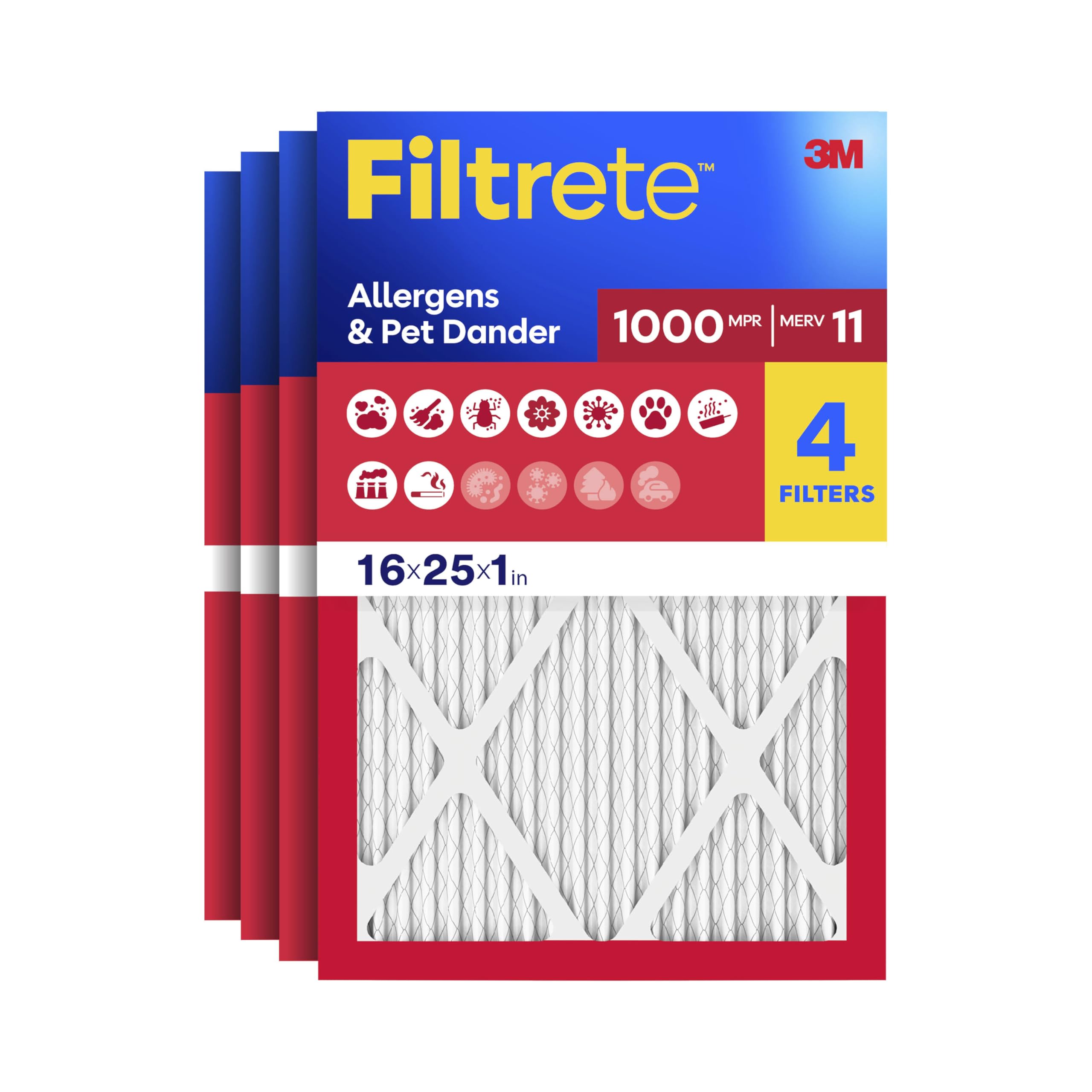 Algopix Similar Product 19 - Filtrete 16x25x1 Air Filter MERV 11