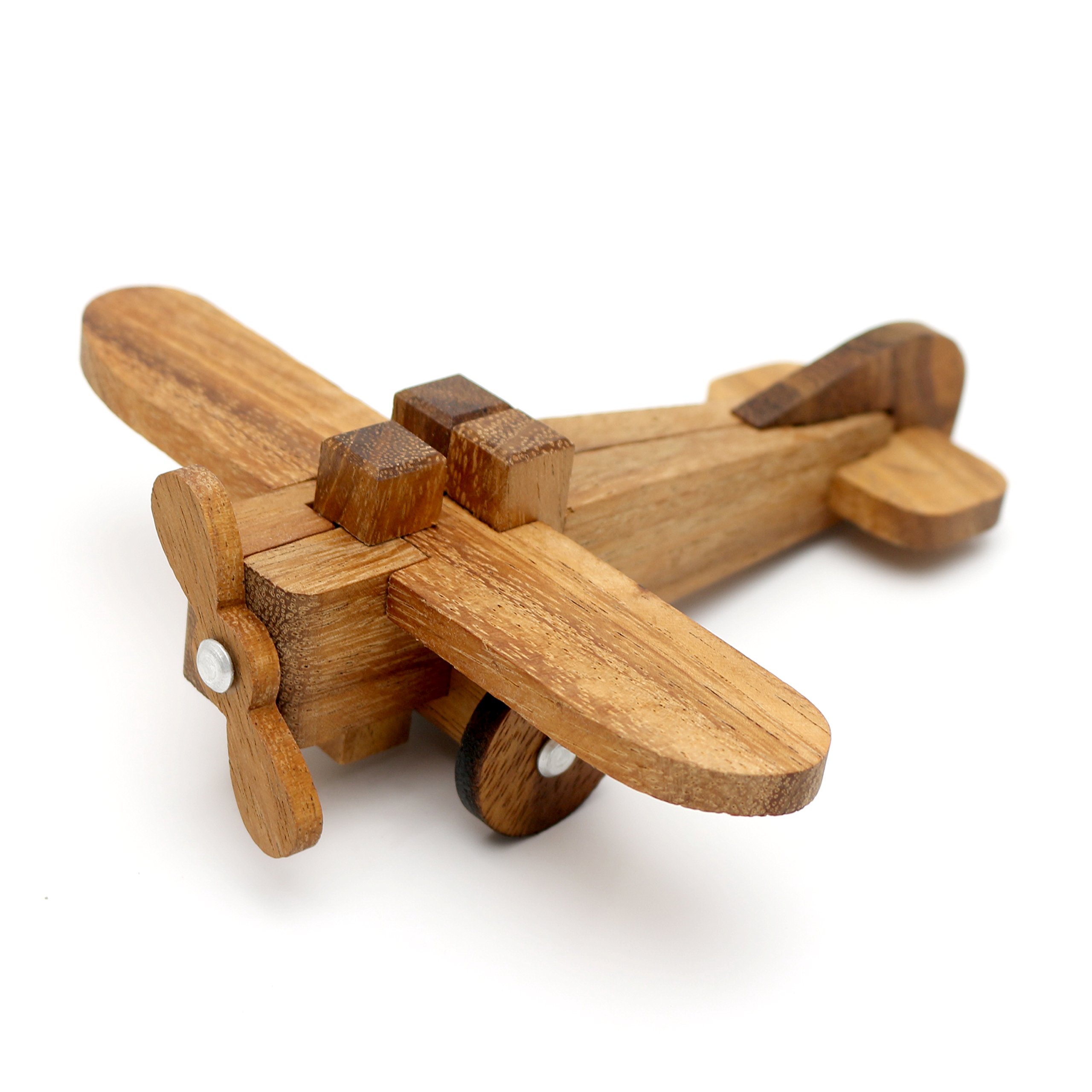 Algopix Similar Product 11 - Wooden Airplane  3D Wood Model
