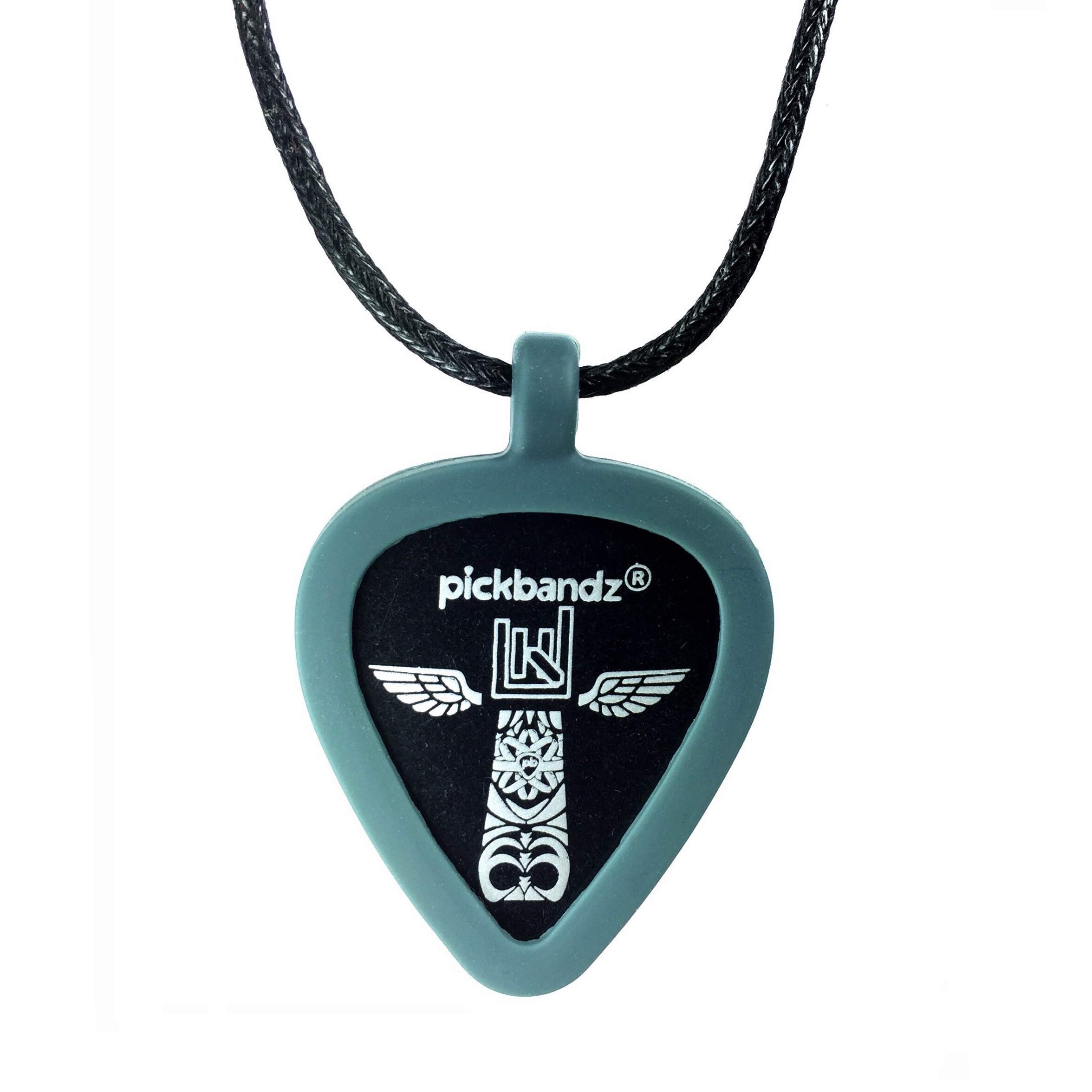 Algopix Similar Product 19 - Pickbandz Necklace Silicone Pick Holder