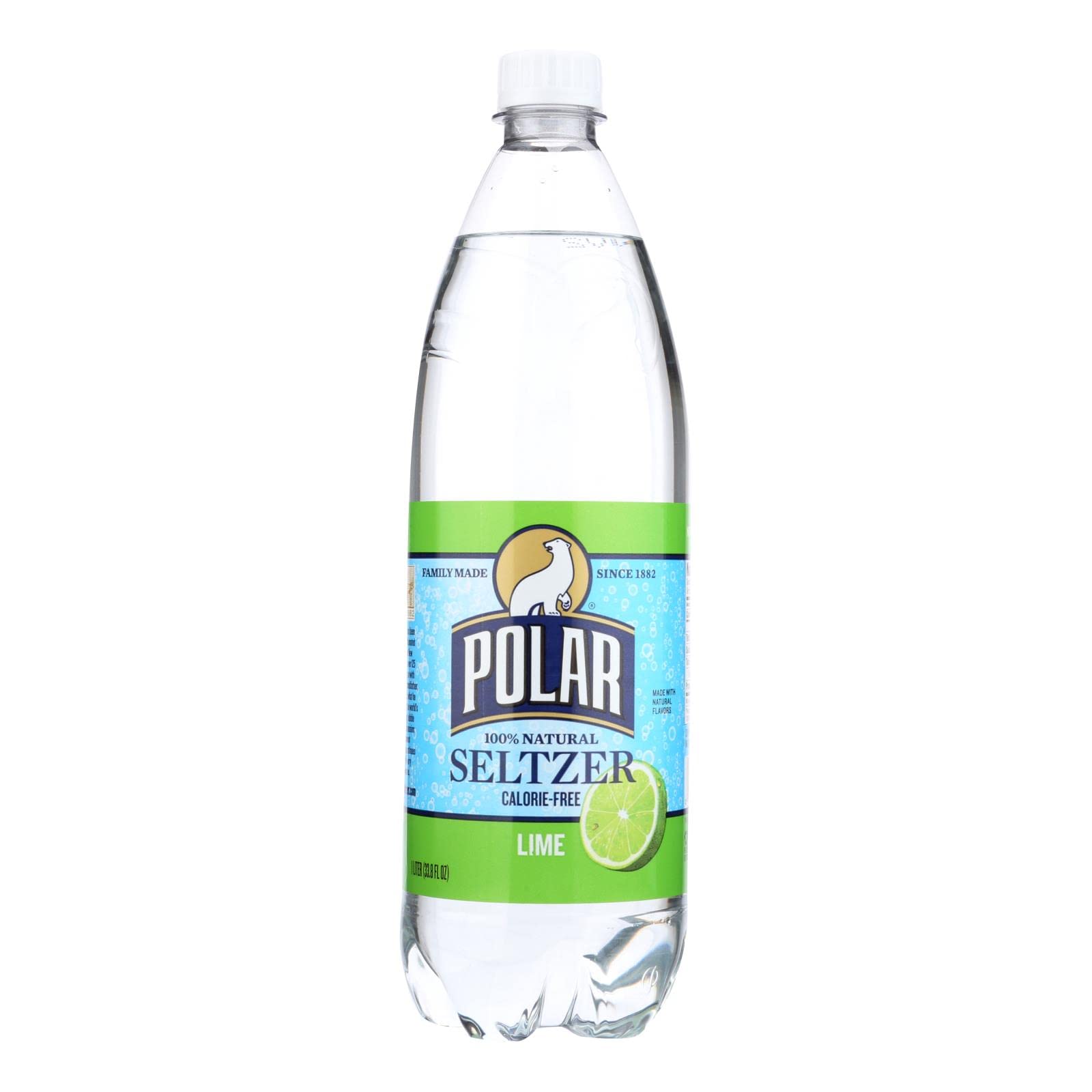 Algopix Similar Product 14 - POLAR BEVERAGES Lime Seltzer, 1 LT