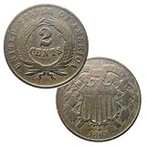 Algopix Similar Product 2 - Civil War Era 1864 US TwoCent Piece