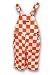 Algopix Similar Product 20 - Game Bibs Youth Checkered OrangeWhite